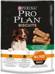 Ласощі для дорослих собак Purina Pro Plan Biscuits печиво з ягням та рисом, 400 г